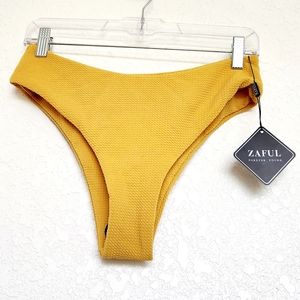 Zaful Women's Textured Bikini Bottom Only